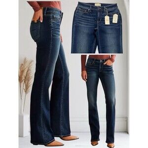 Buckle Sterling & Stitch SS1103R Mid-Rise Stretch Bootcut Jeans Women's Size 27R